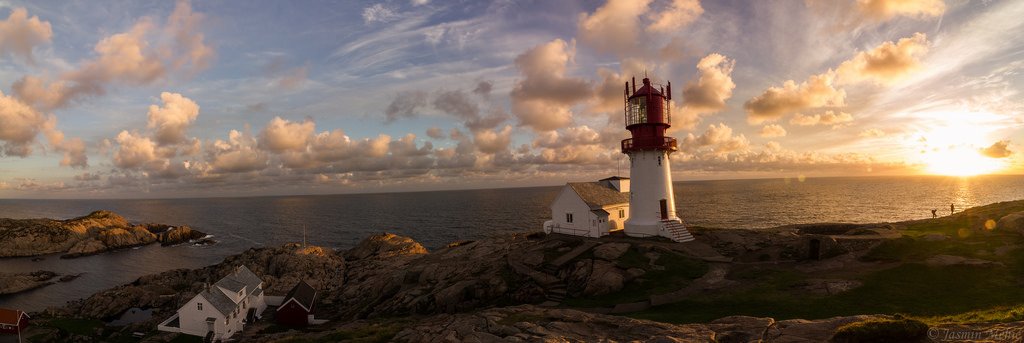 Lindesnes lighthouse panora