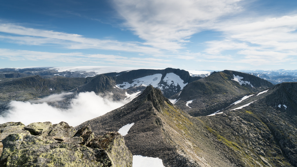 Folgafonna glacier seen fro