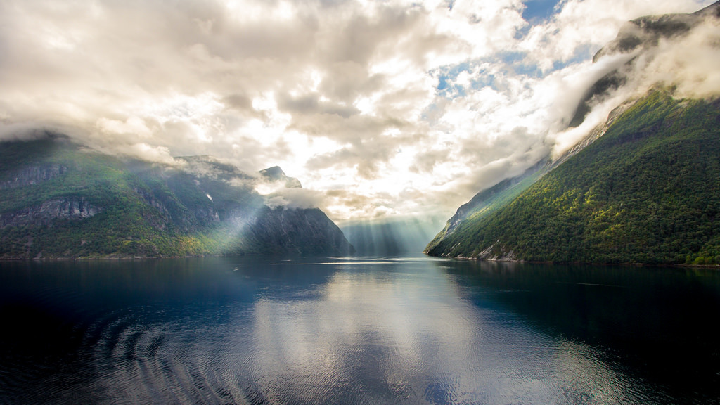 Geirangerfjord baigné de l