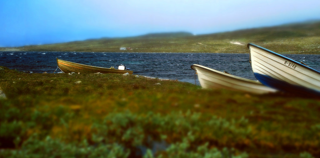 Lonley Lake in South Norway