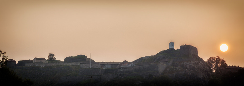 Sunrise in Halden Norway by