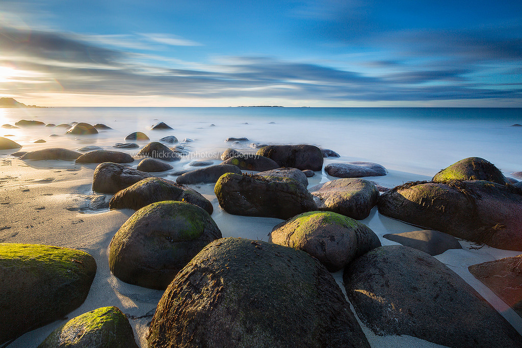 Uttakleiv Beach at Sunset (