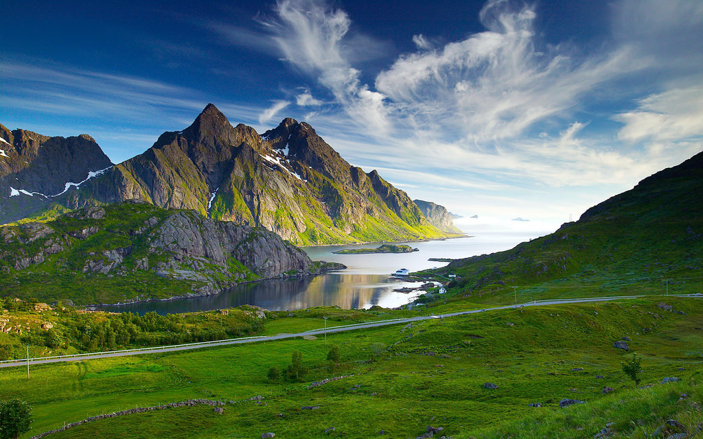 Himmeltindan near Mærvoll,