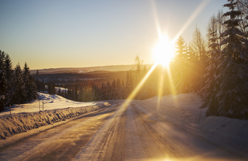 winter drive by MargitHylla