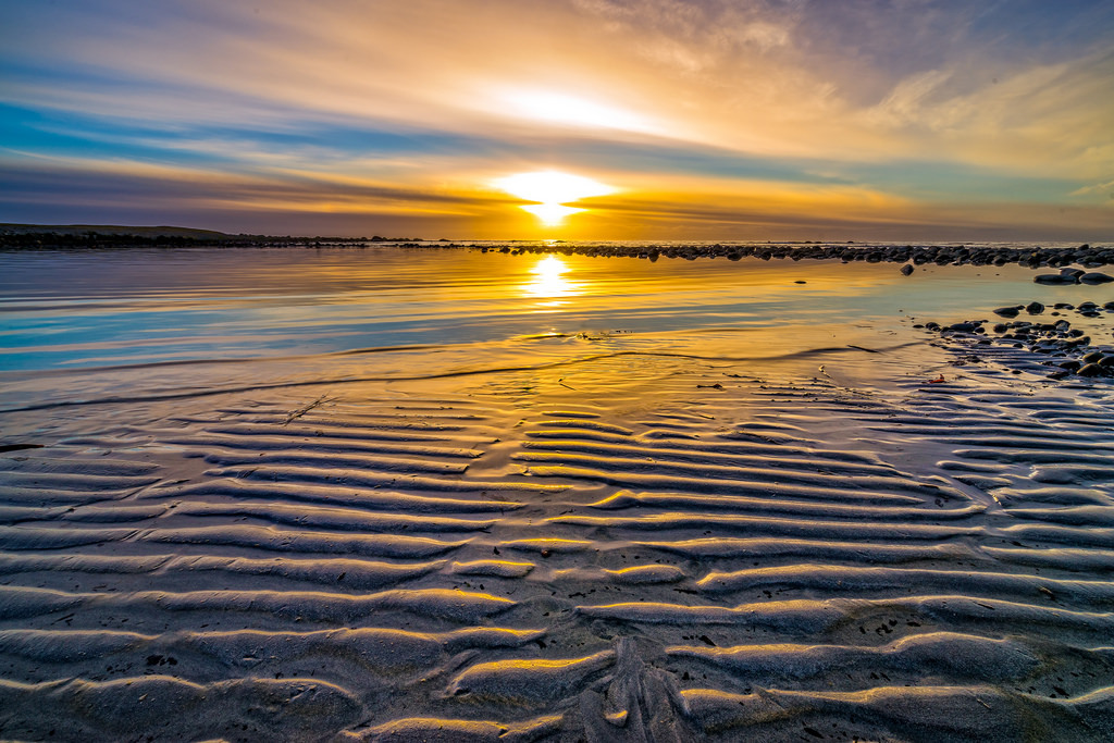 Ripples in the sand by Rich
