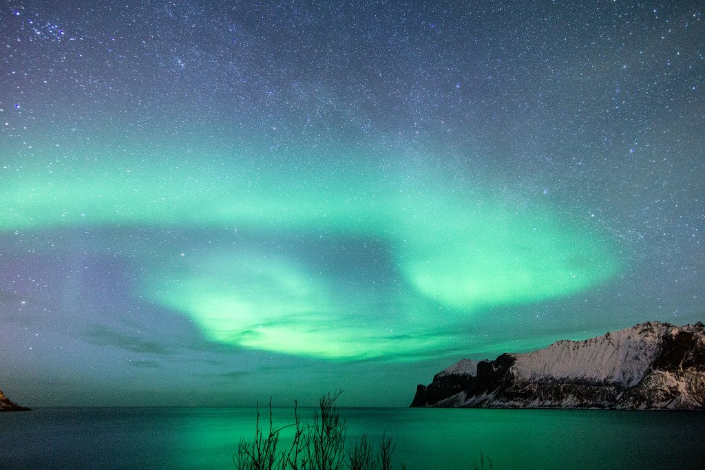 Northern lights by Teledhil