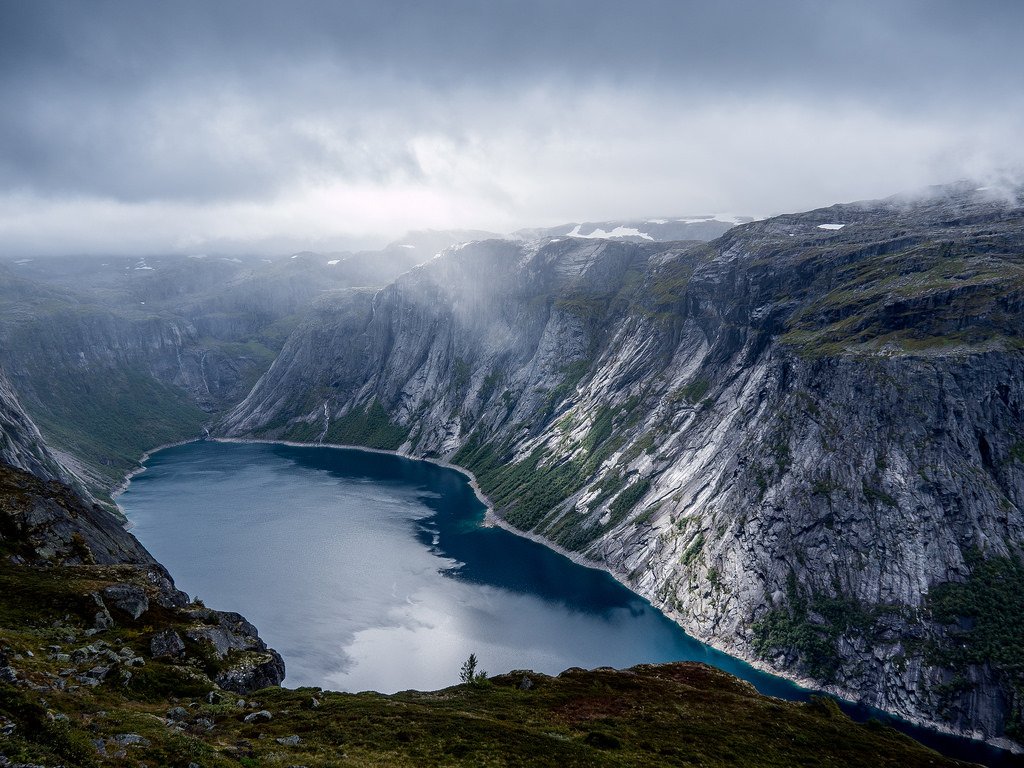 Half way to Trolltunga by L