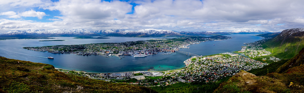 Tromso Skyline by Geoff Ecc