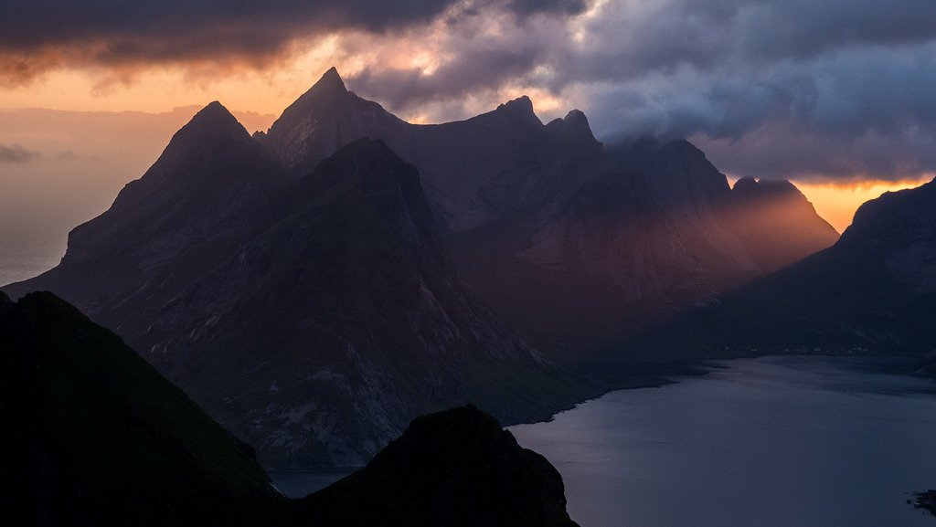 On the top of Lofoten by Ei