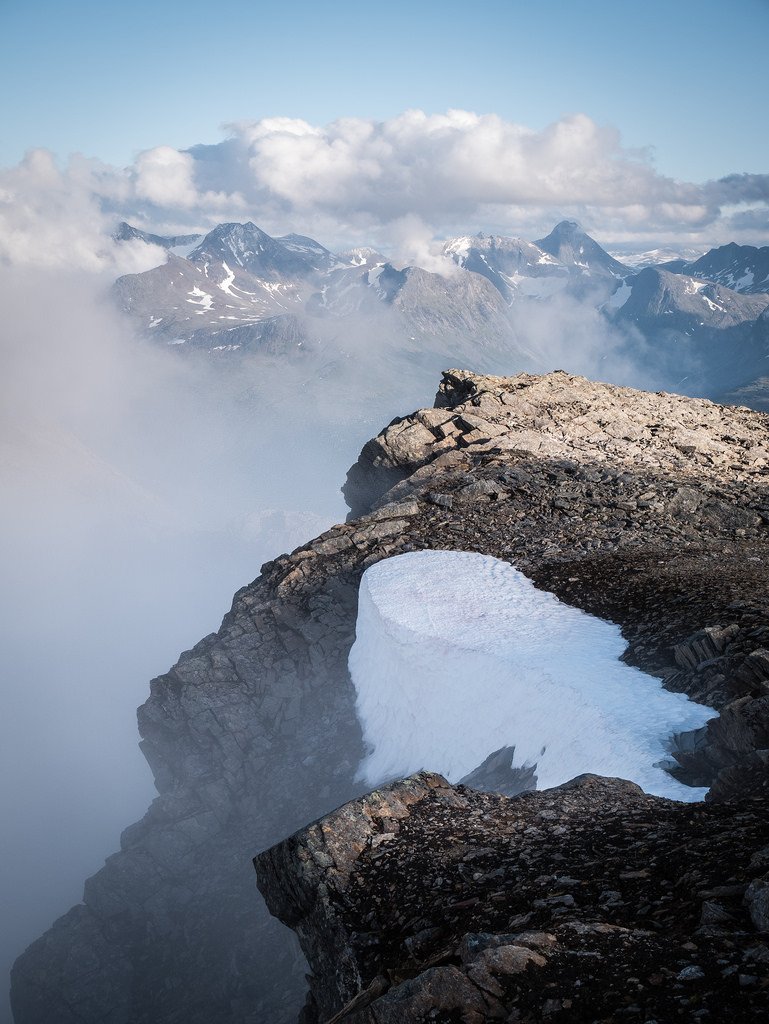 View from Tredjetoppen by J