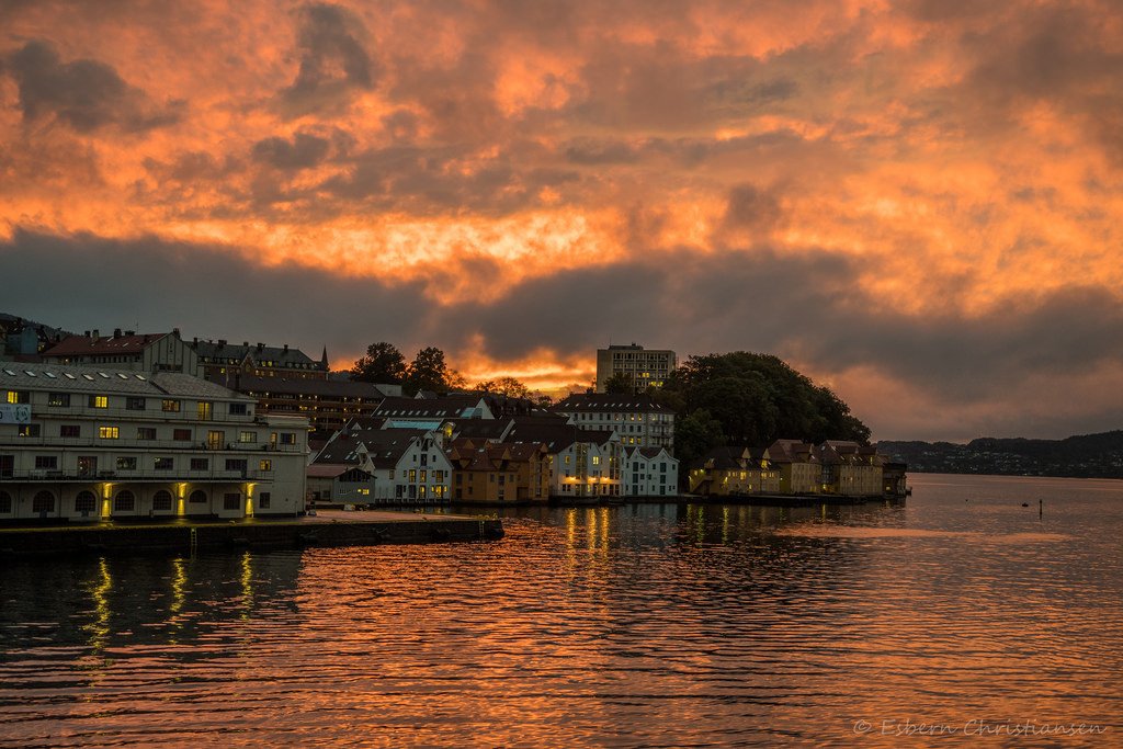 Bergen, Norway by Esbern Ch