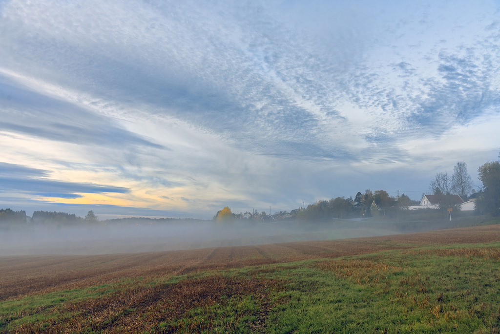 Mist at sunrise, Hølen, No