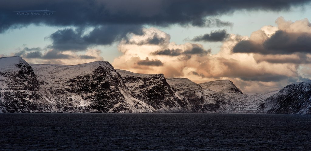 Sailing out of Hammerfest b