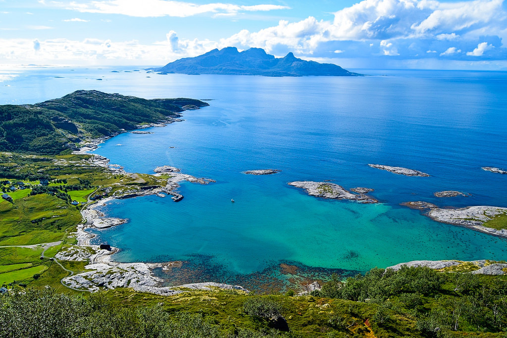 View of Mjelle and the isla