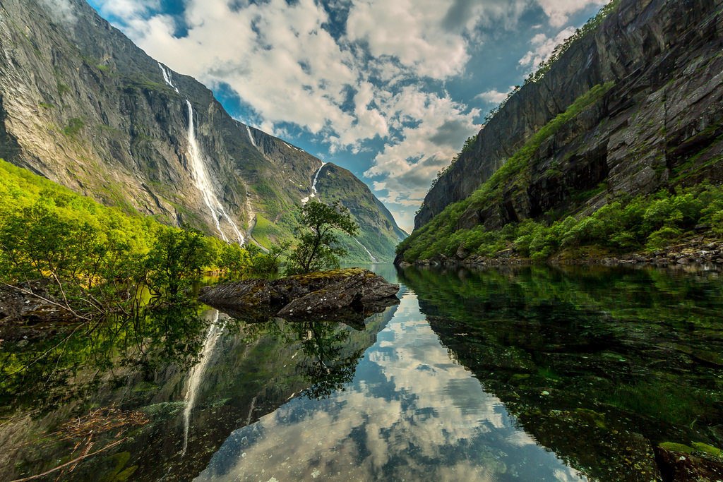 The lake in Litldalen in No