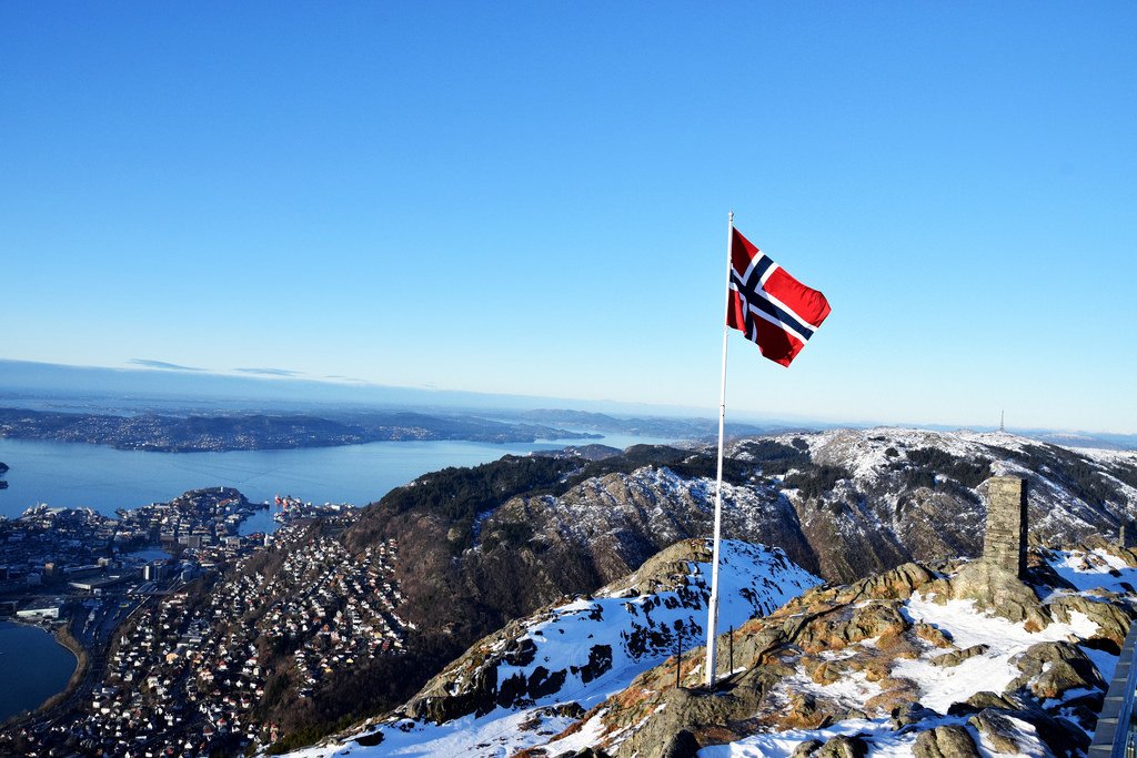 From the top of bergen by h