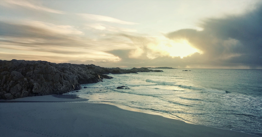 Sandvesanden by air by Geir