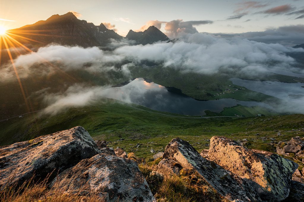 Summer night in Lofoten by