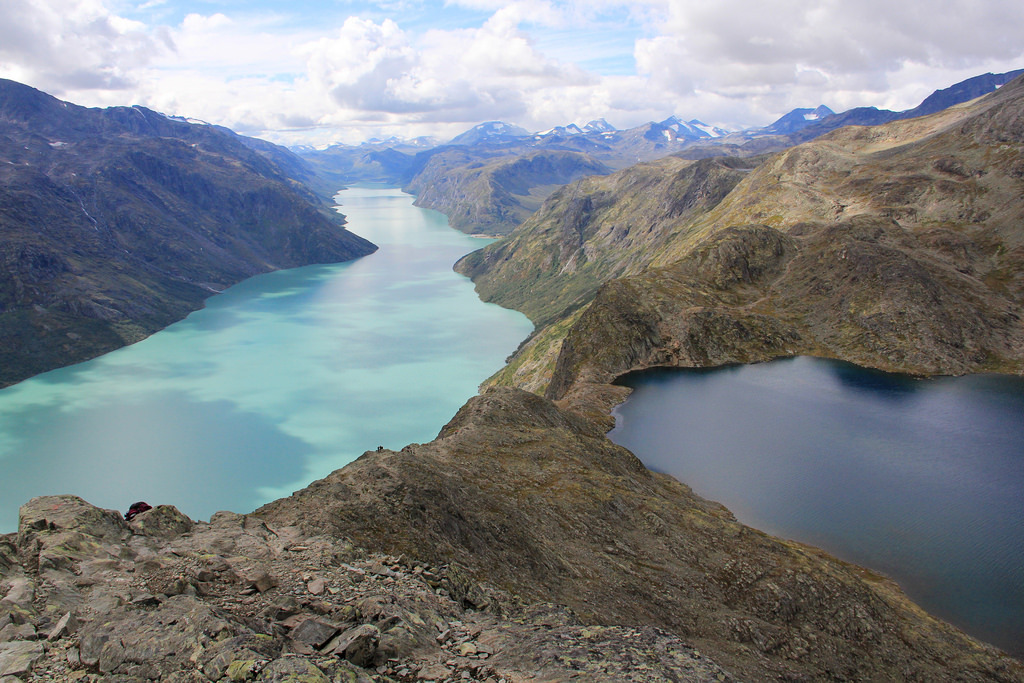 Beautiful lakes in Norway b