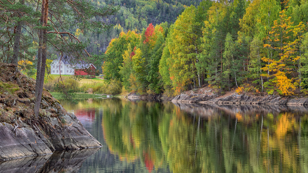 Lake Toke in October. by la