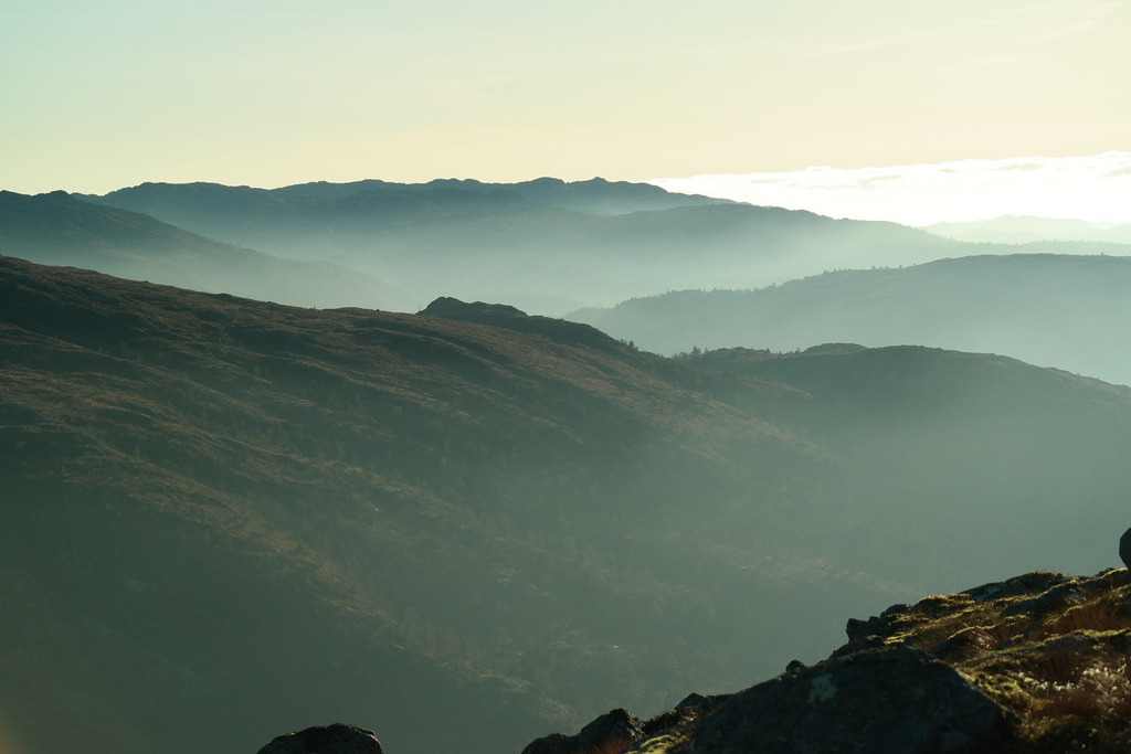 Misty morning in the mounta