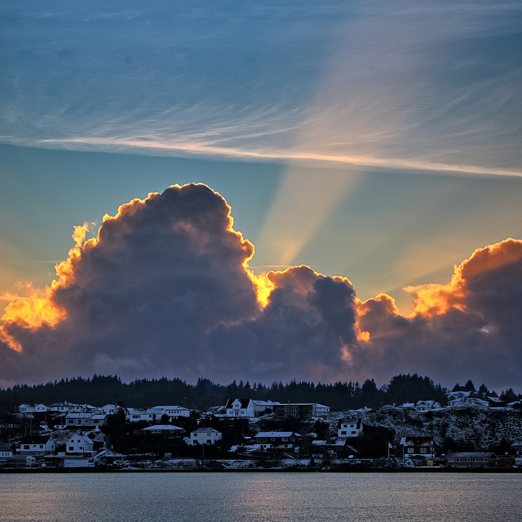 Old Lady In The Clouds by V