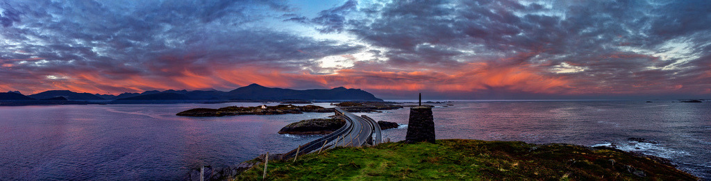 Atlantic road by Kari Siren