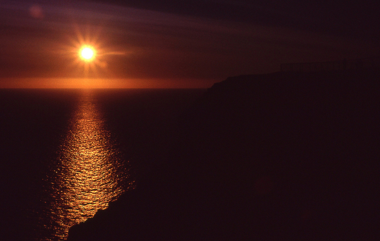 Soleil de minuit au cap nor