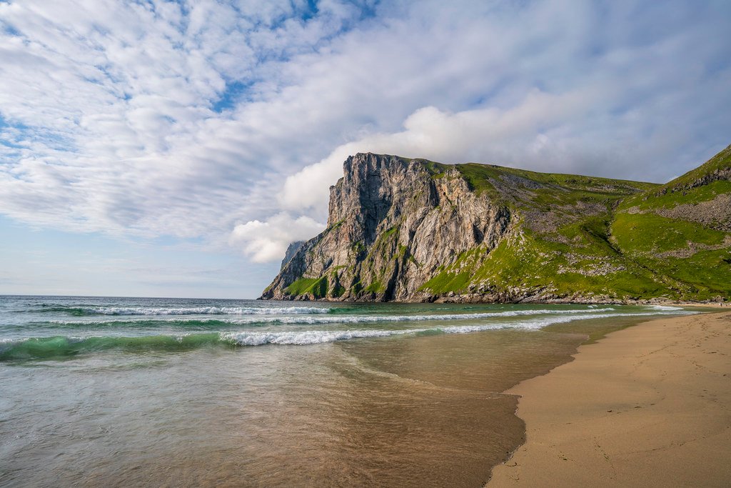 Kvalvika Beach, Norway by S