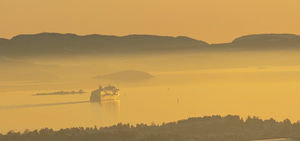 Ferry into the mist by Thor