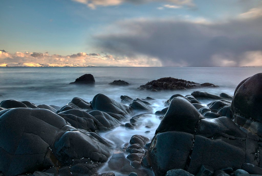 Long Exposure Norway Ocean