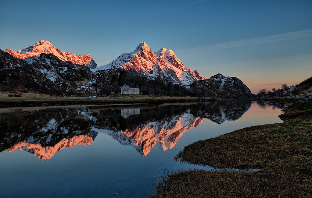 Lofoten about midnight by V