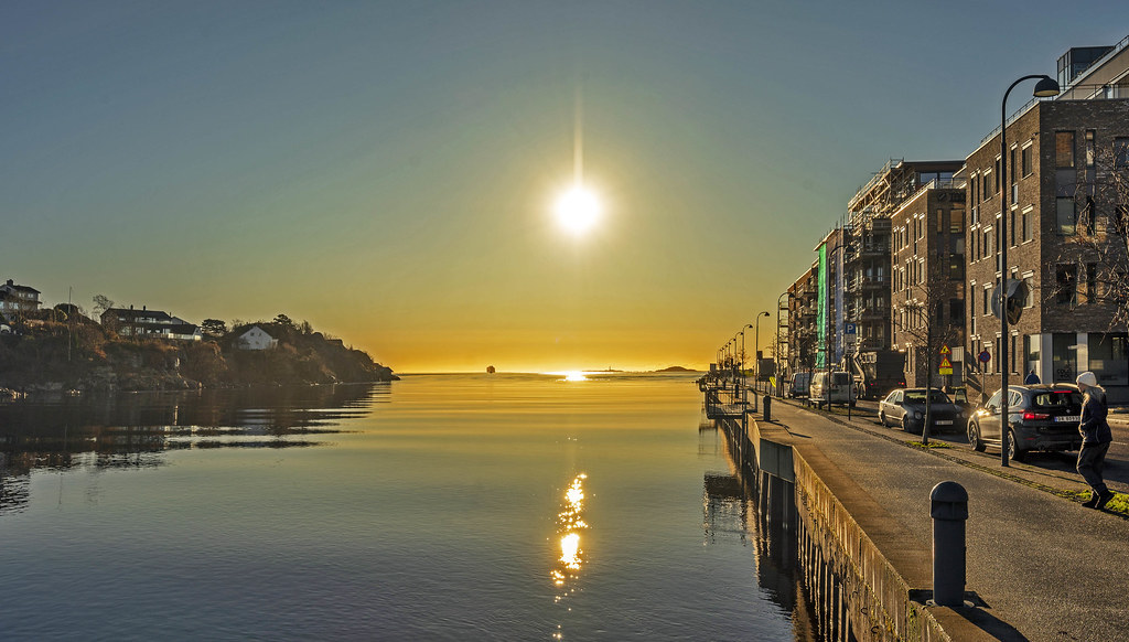 Otra river in Kristiansand,
