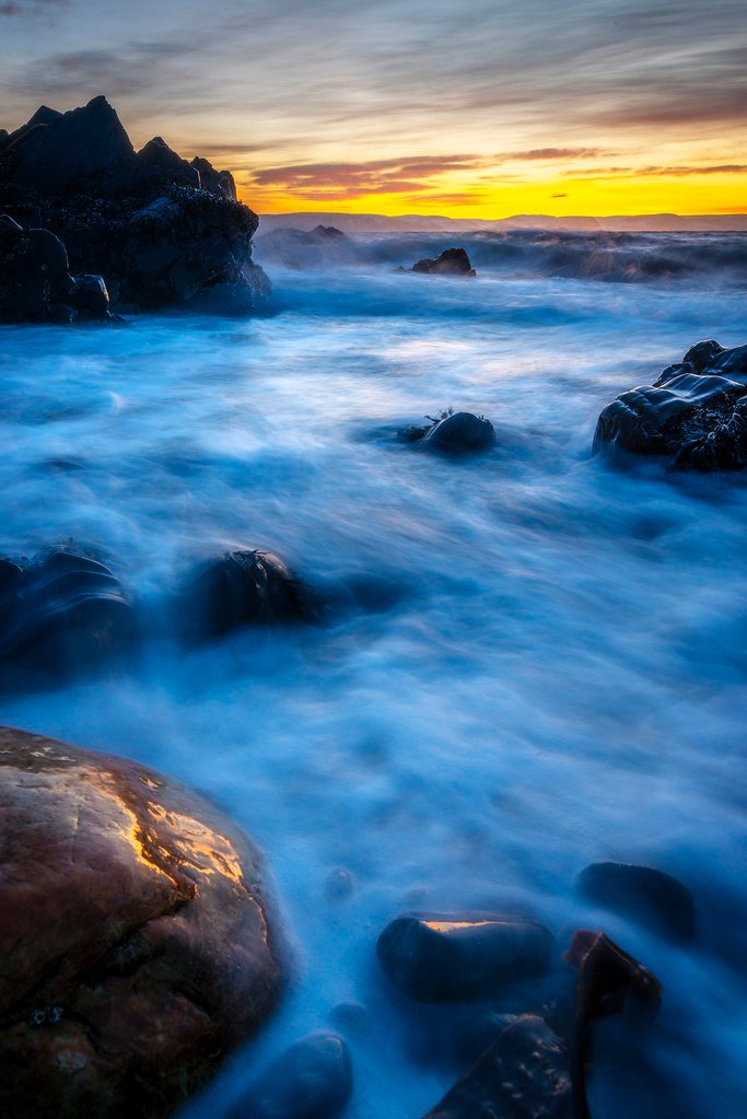 Long Exposure Ocean Norway