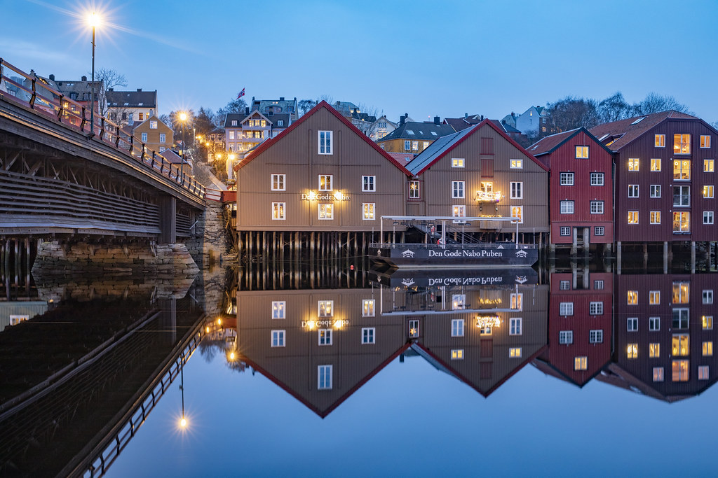 By the river in Trondheim b