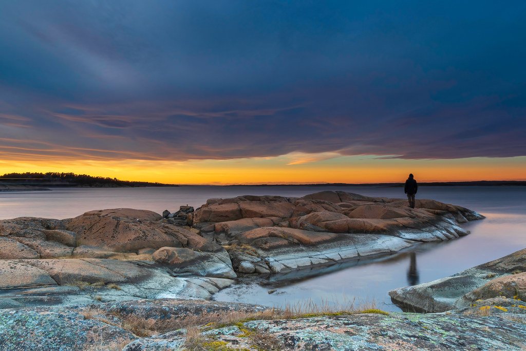 Sunset at Hvaler, Norway by