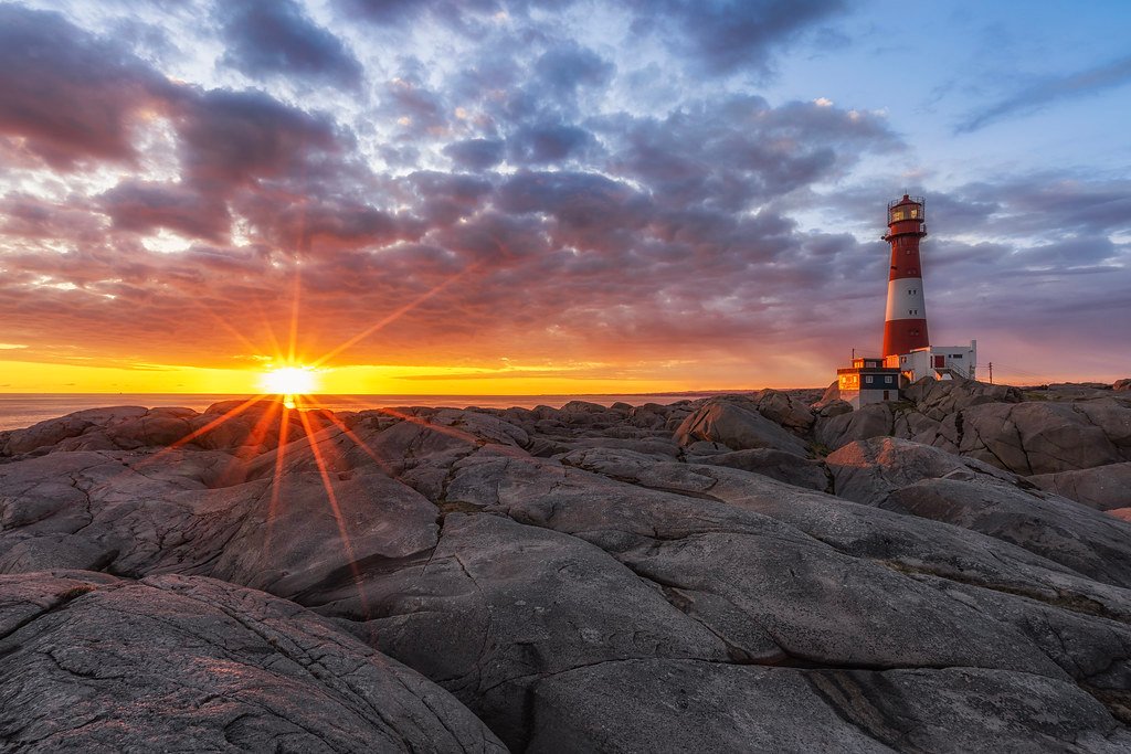 Norwegian lighthouse during