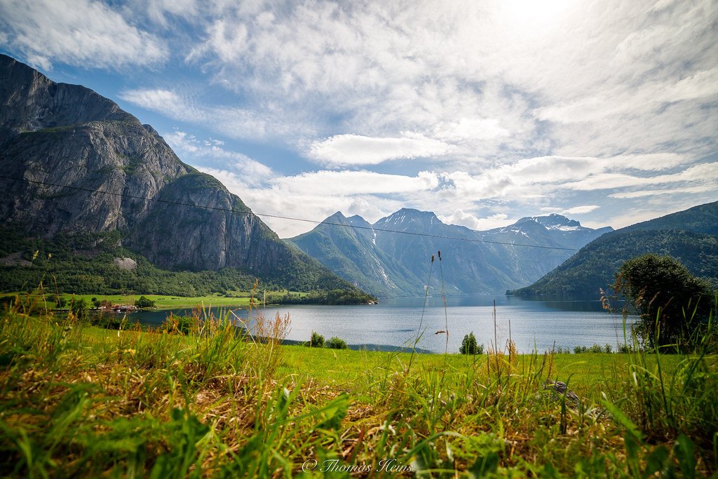 Blick auf den Eresfjord (No