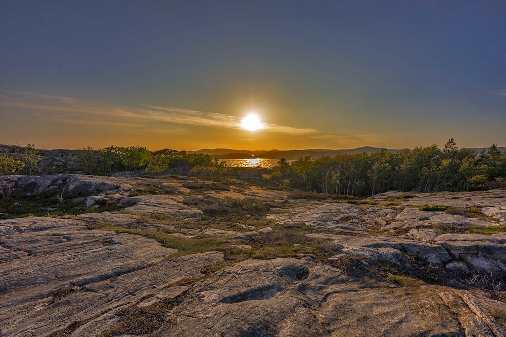 sunset at Flekkerøy, Norwa