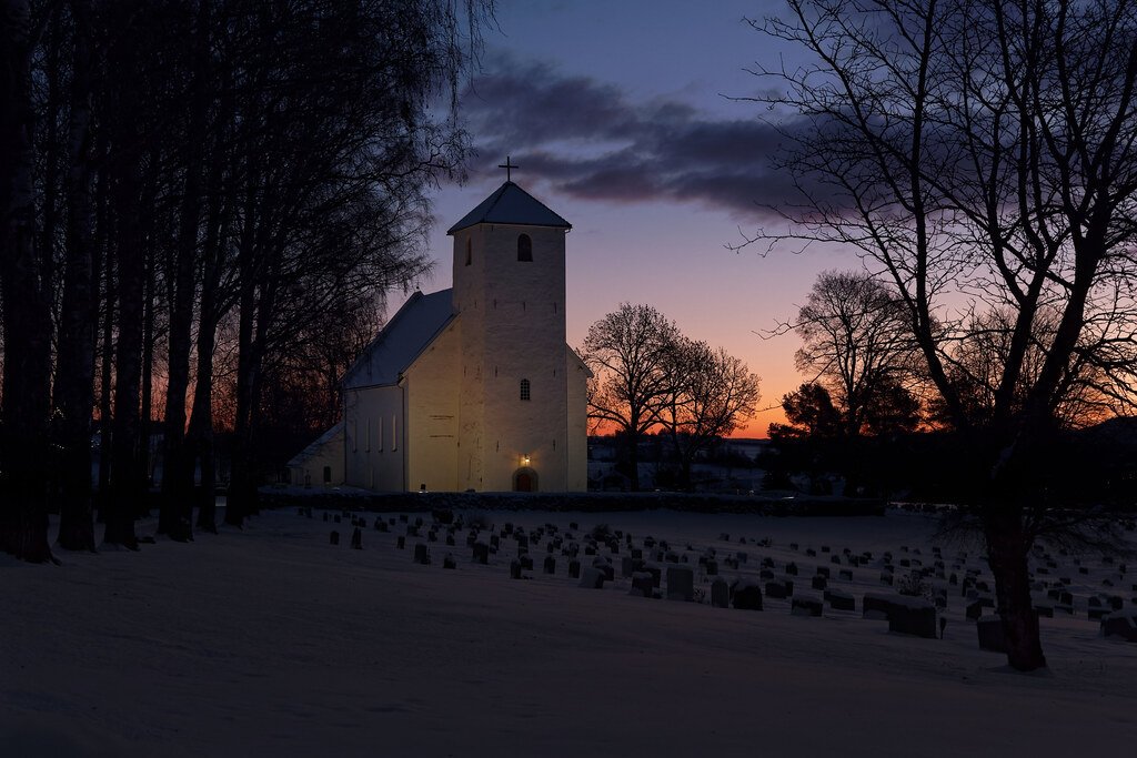 Norwegian winter landscape