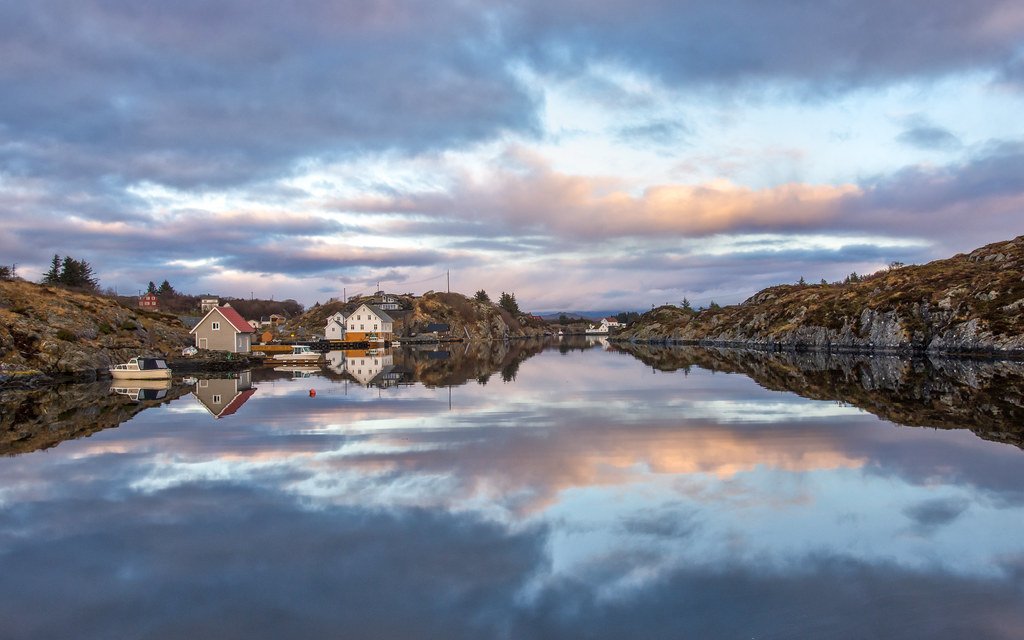 Winter Evening by Ranveig M