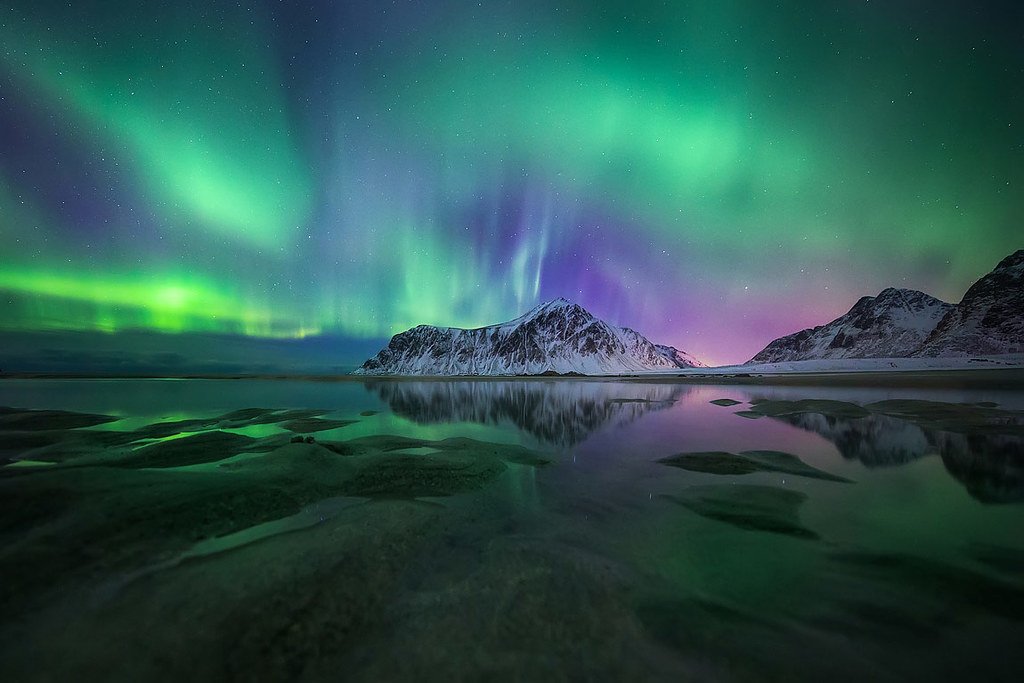 Lofoten Winter Aurora Photo